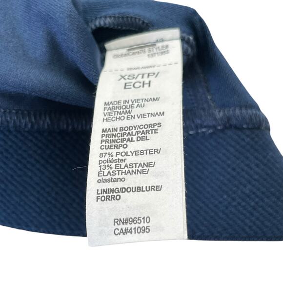 Under Armour Womens Sports Cross Back Bra Size XS Project Rock Compression Navy - Picture 5 of 10